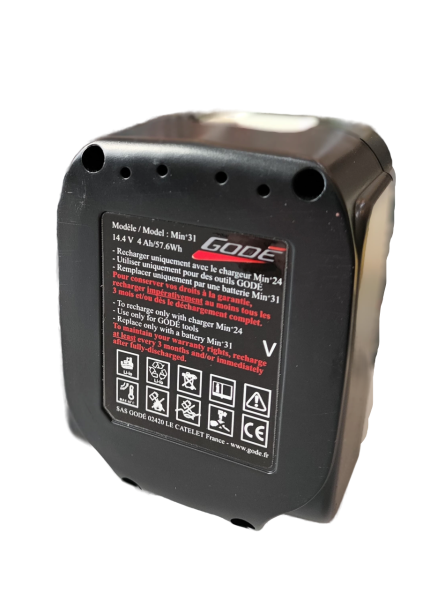 Аккумуляторная батарея литий-ионная MIN+31 для Minibatt+